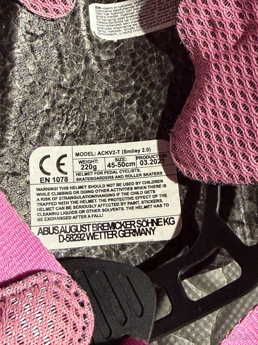 Dievcenska prilba ABUS 45 - 50 cm - 6