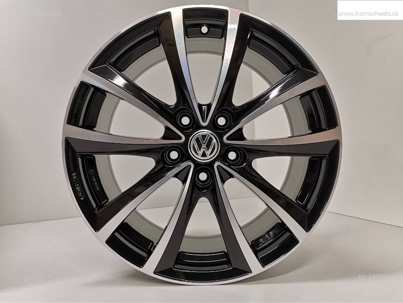 Vw Golf, Caddy alu disky 8X19 ET45 5X112 1237 - 6