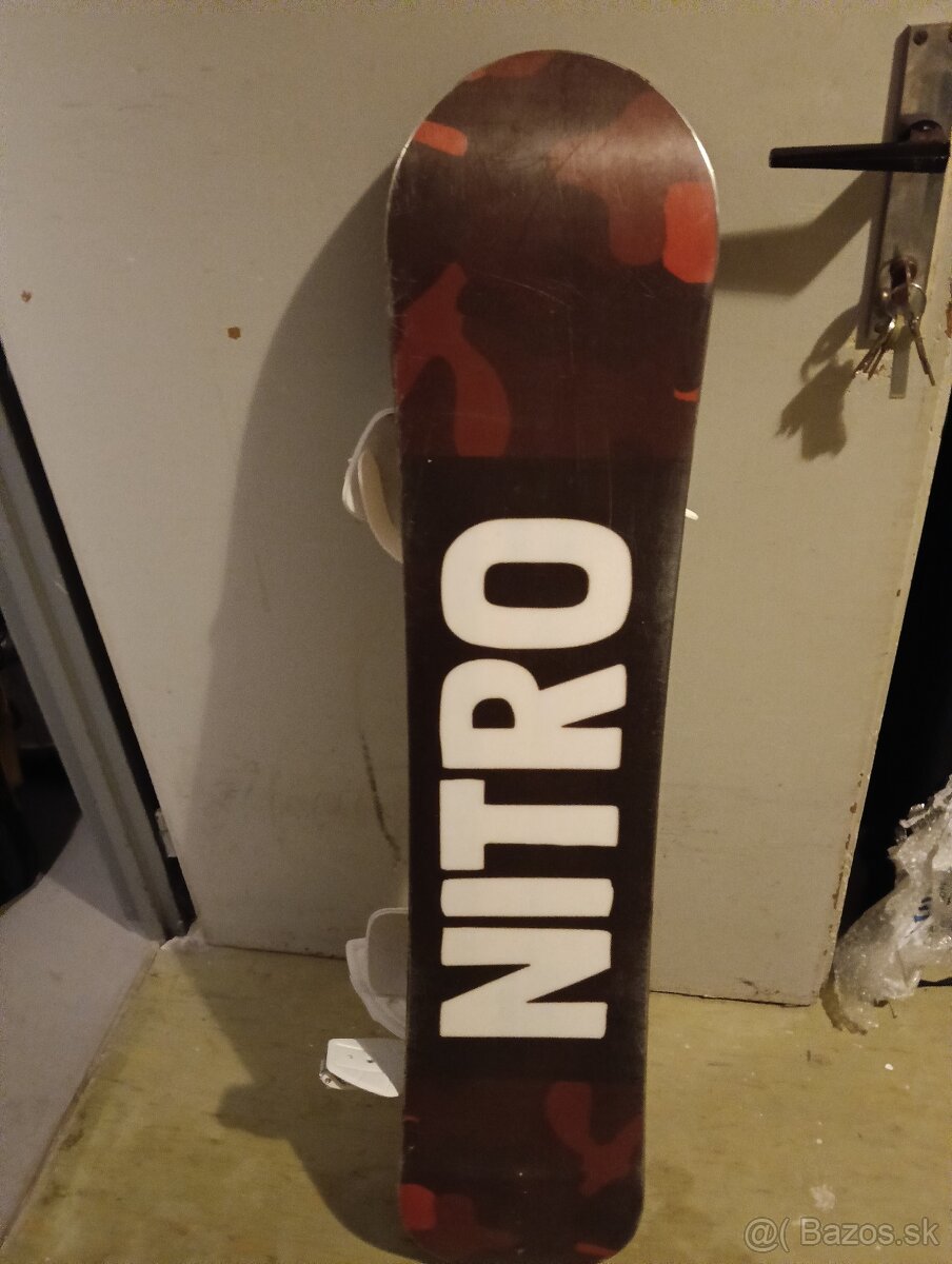 Snowboard Nitro Ripper Kids Red + viazanie - 6