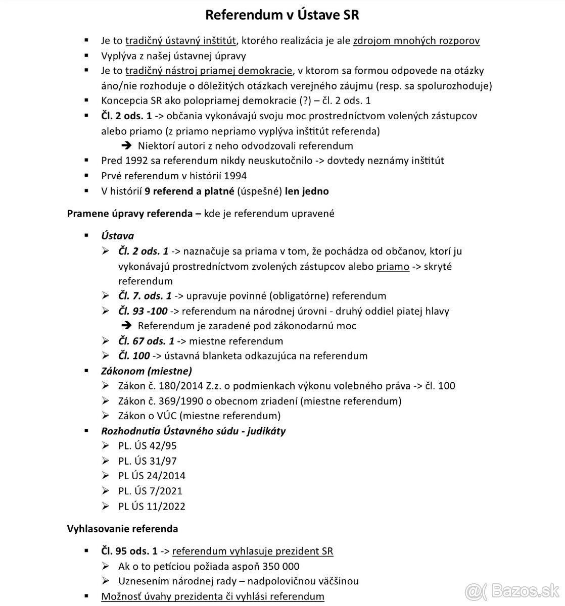 Právnická fakulta UMB - materiály na štúdium, 1. ročník 2025 - 6