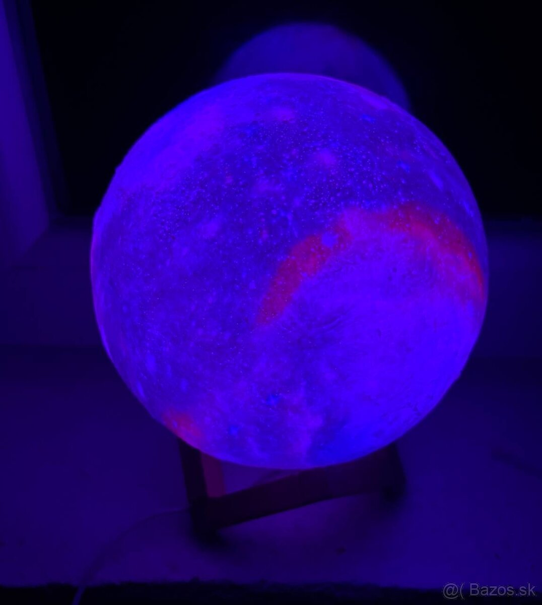 Lampa mesiac / mesačné svetlo (mení farby) LED - 6