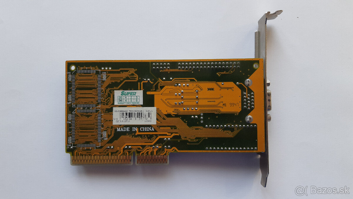 Starsie graficke karty AGP - Maxtor G200, S3 Trio - 6