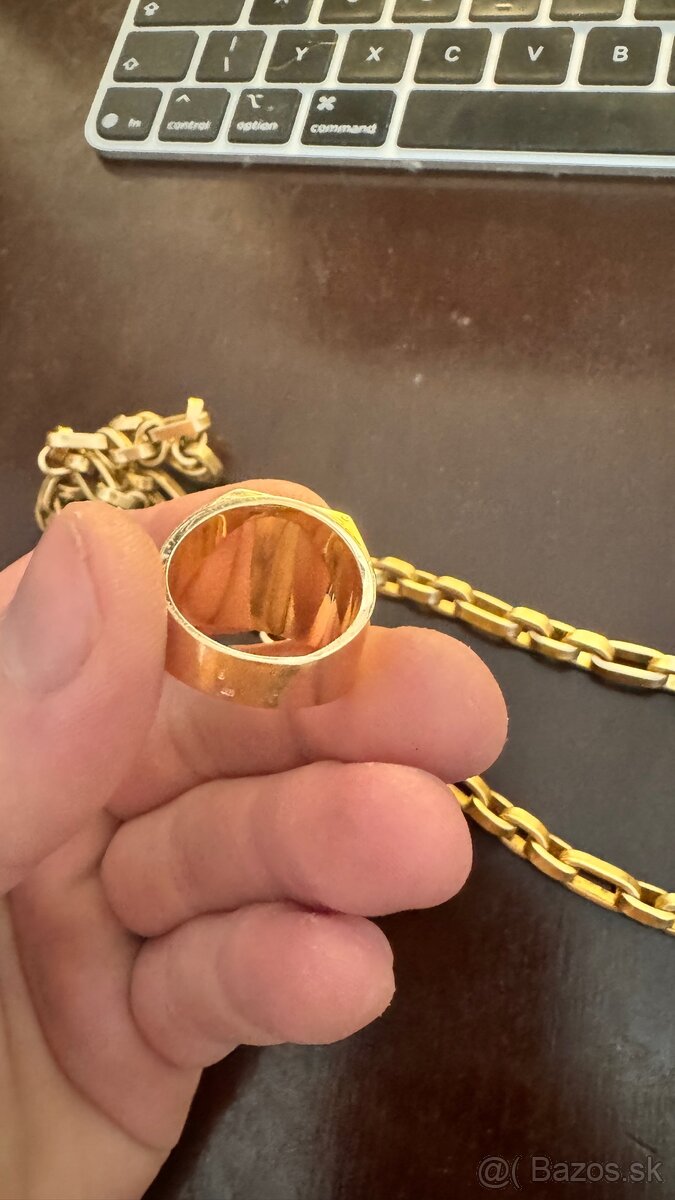 🥇102g Zlata retiazka - pánska - 62.5 cm. 585 - 14karat - 6