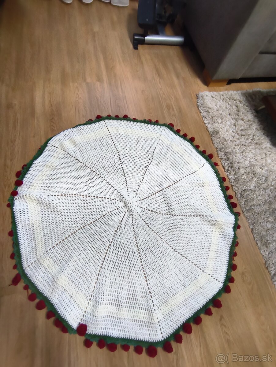 Ručne robená deka kvetinová - 6