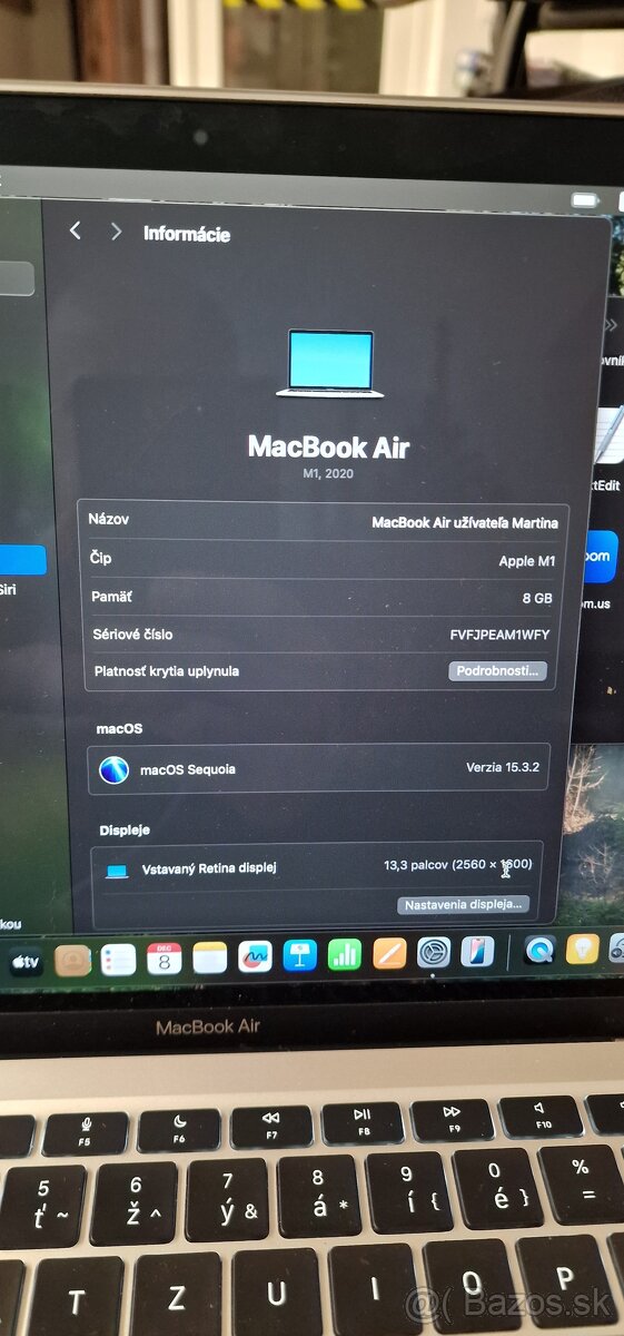 MacBook Air 13" M1 (2020), 8 G 256 GB - 6