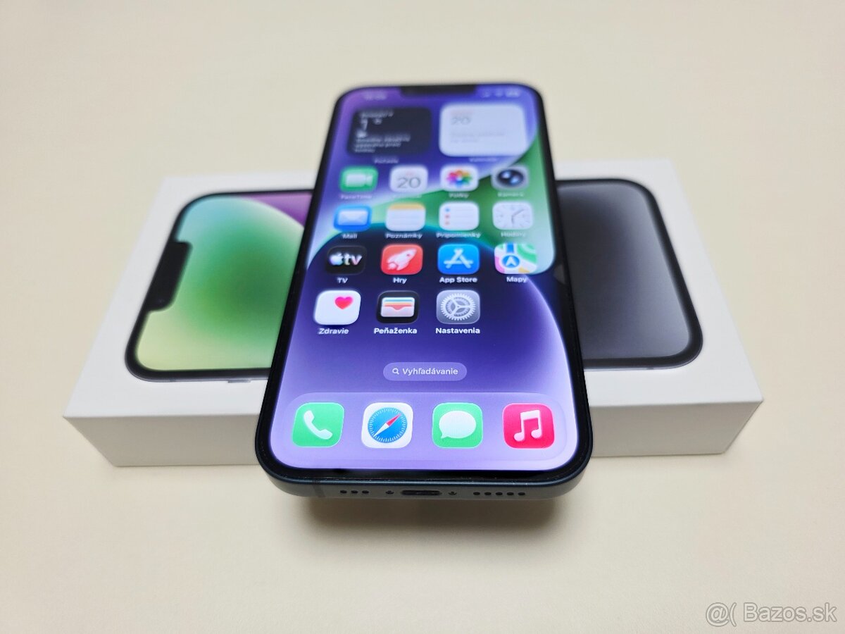 Apple iPhone 14 128gb MIDNIGHT,BATERKA 100% - 6