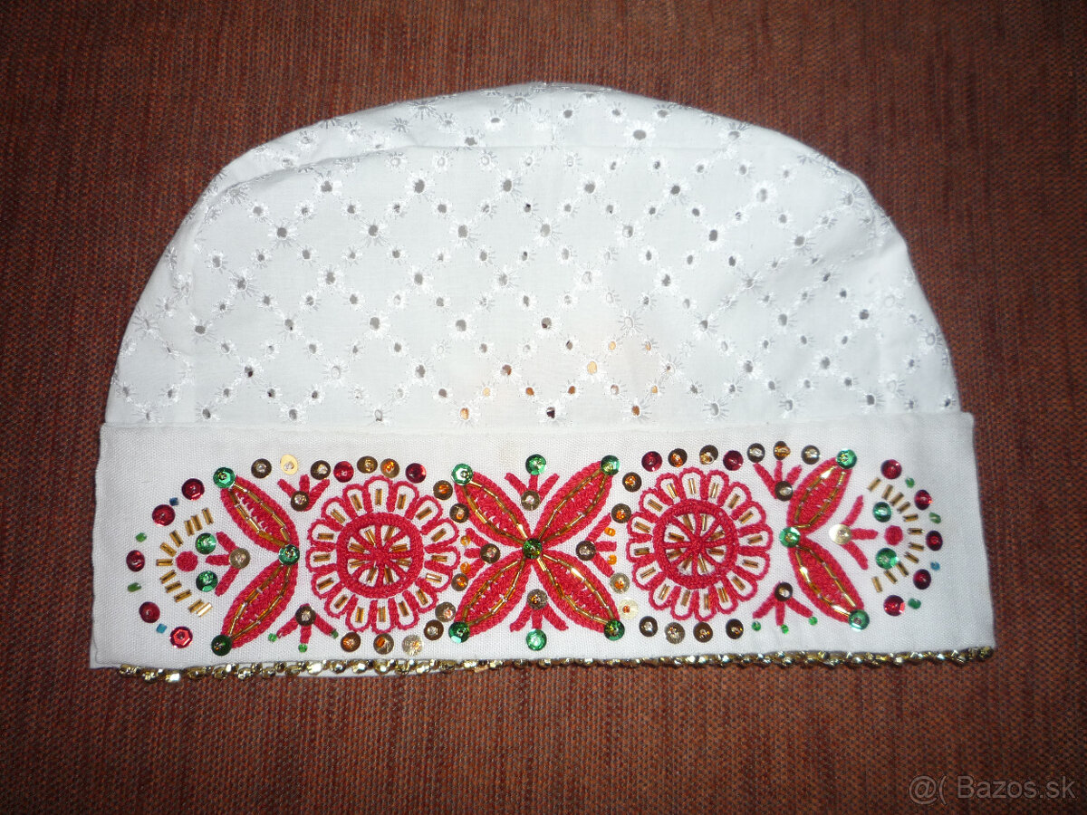 Ženský kroj - čepce /kápky/ - 6