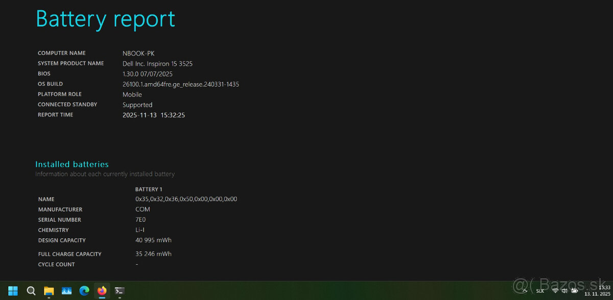 DELL Inspiron 15 - Ryzen 5825U, 16GB RAM, 512 NVMe + 256 SSD - 6