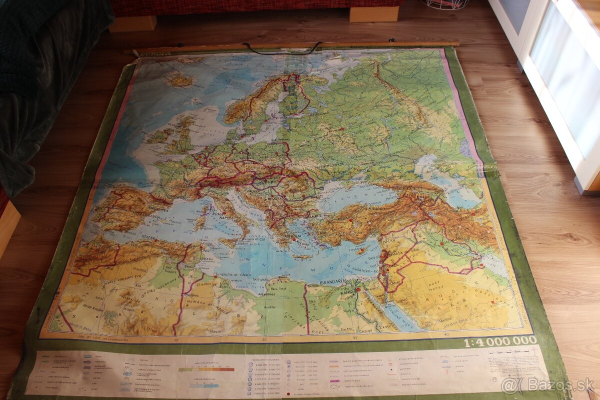 Mapa mapy 60 - 90 roky - 6