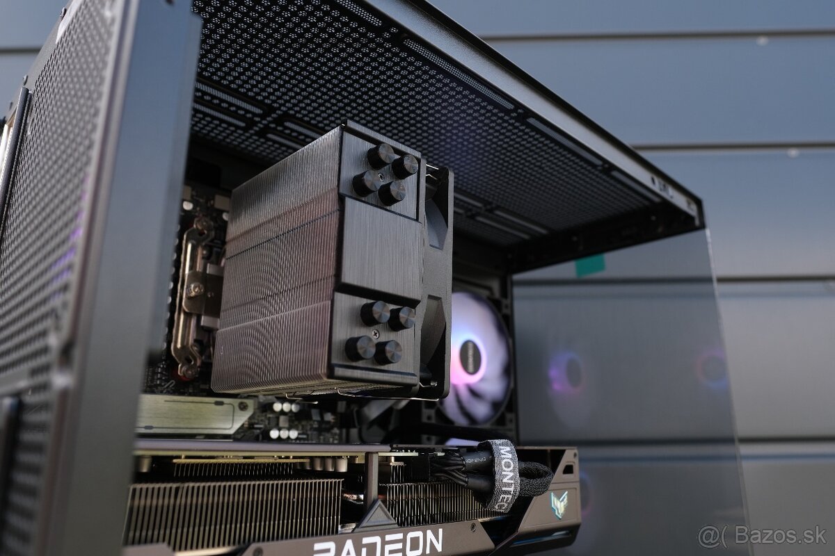 Herný PC, Ryzen 5 9600X, RX 7600XT 16GB, 32GB RAM, SSD - 6