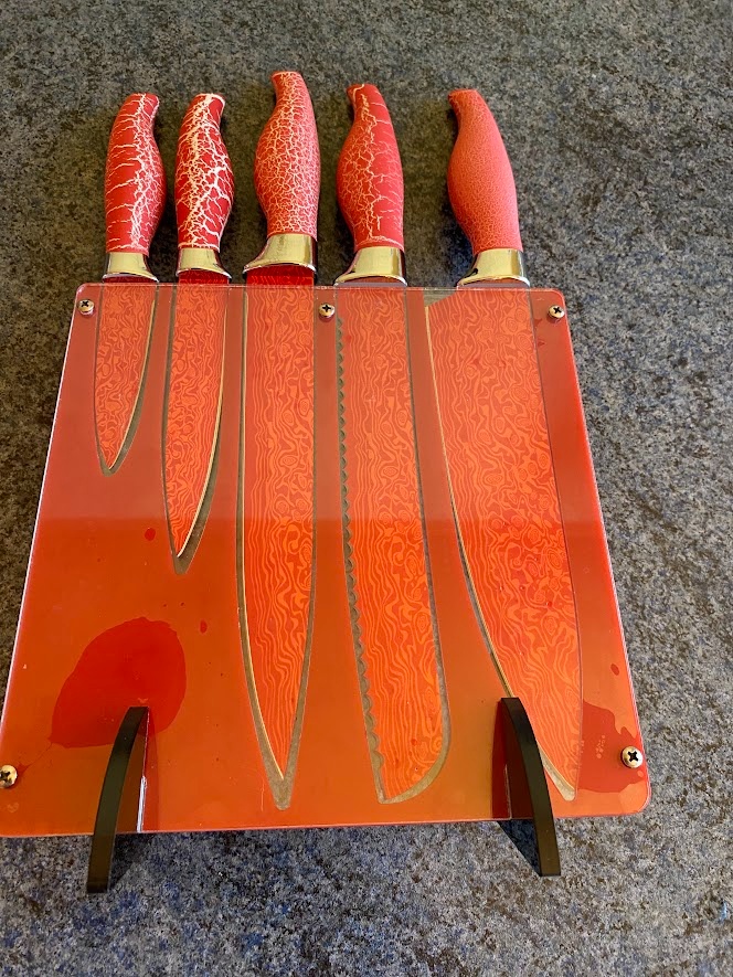 Gril BBQ Tarrington House na uhlie + Kuchynské nože - 6