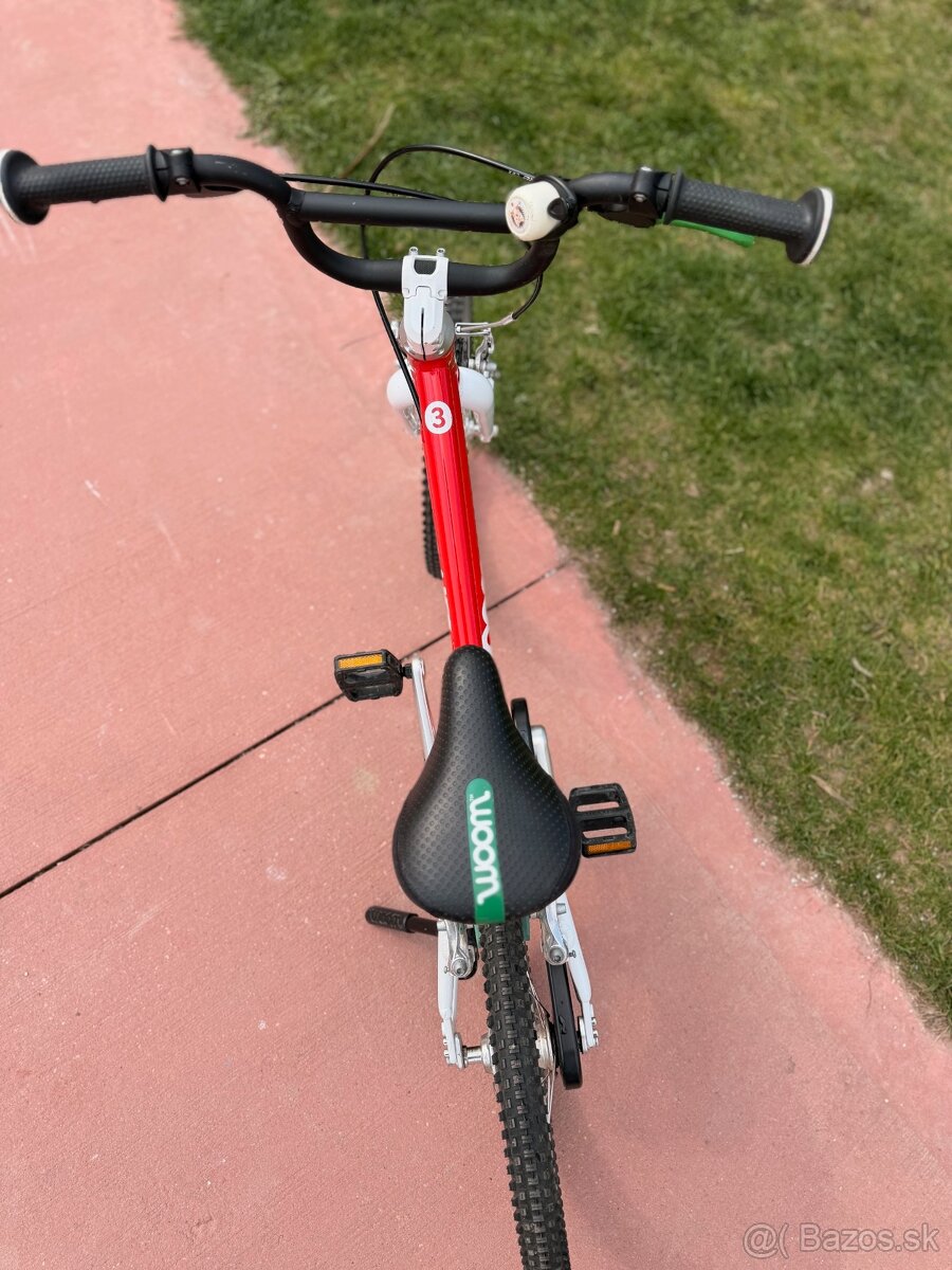 Predam Bicykel WOOM 3 – červený + stojan - 6
