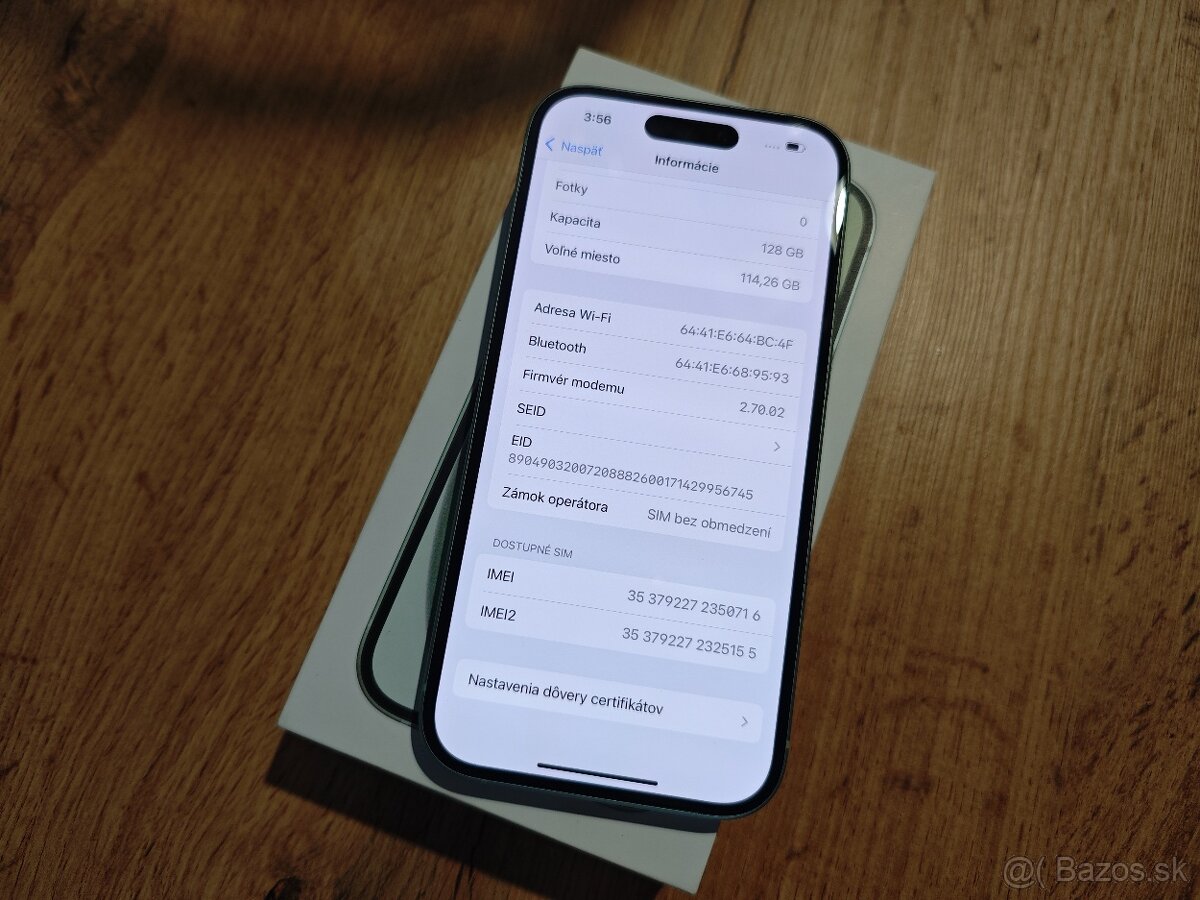 iPhone 15 128 GB Green - 9/10 stav - 6