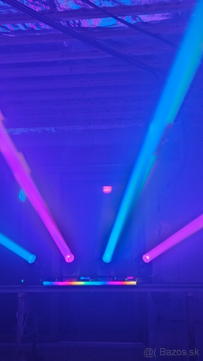 4ks 150W beam, naprogramovaná SHOW, wifi dmx - 6