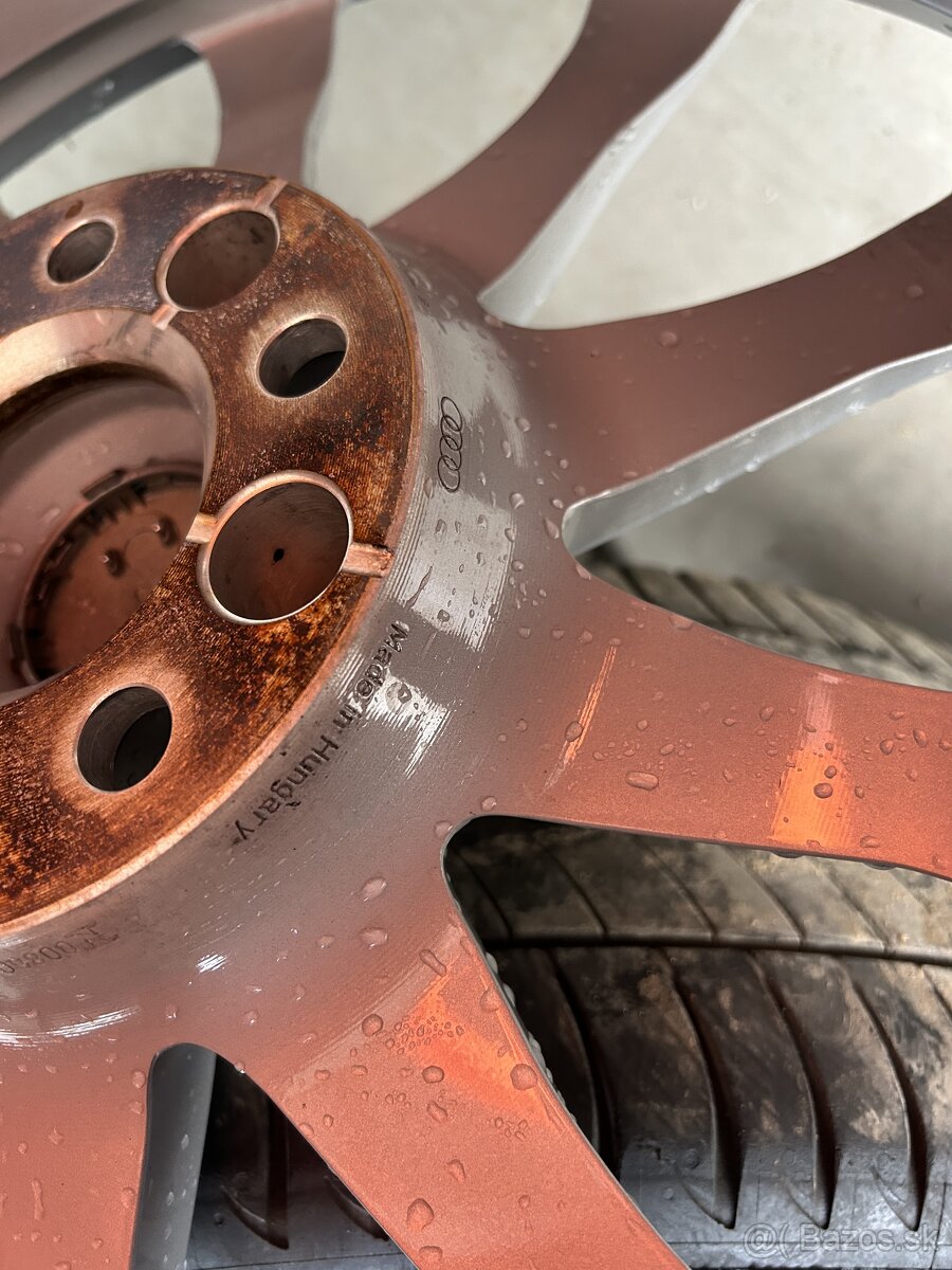 Original hlinikove disky R17 Audi A4 Michelin - 6