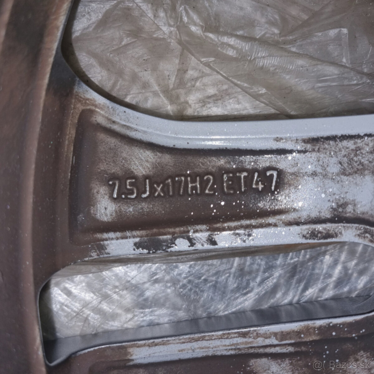 Hliníkové Mercedes disky 5x112 R17 7,5J ET47 - 6