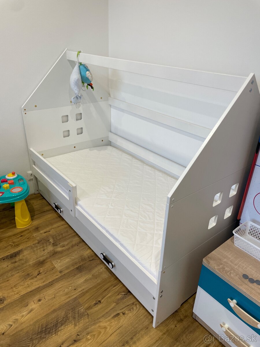 Domčeková posteľ s matracom - 6
