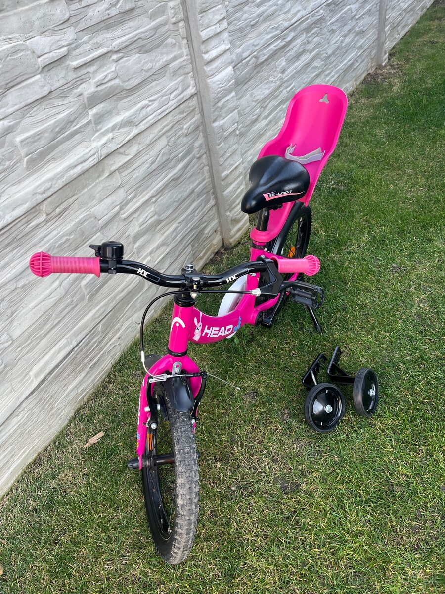 Detský bicykel Head ALFI 16, ružový - 6