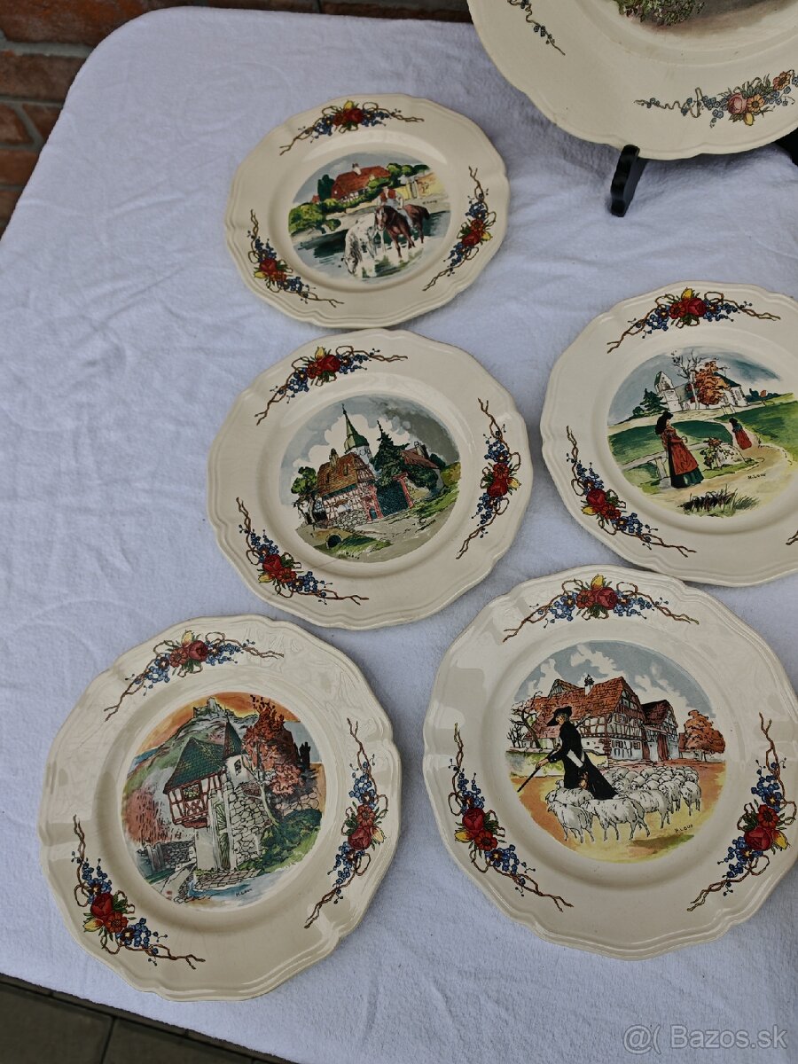 Veľká francúzska súprava Sarreguemines - 6