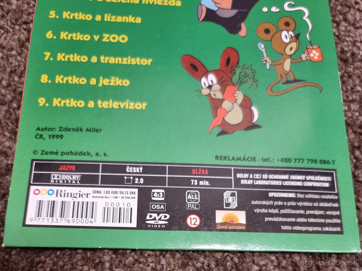 DVD filmy a rozpávky č.1 - 6
