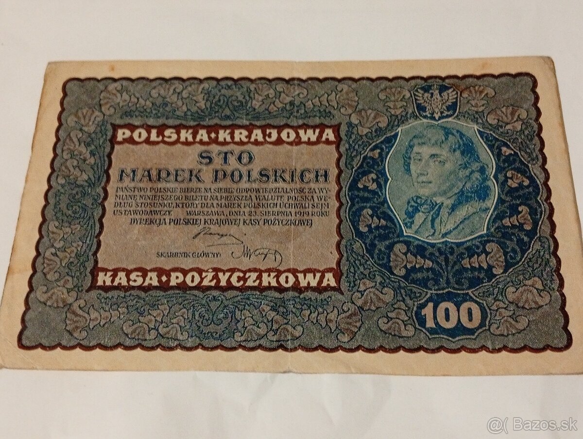 Predám vzacne Poľske Marky 1919 - 6