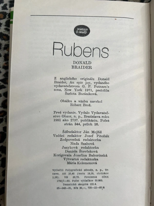 Rubens - Donald Braider - 6