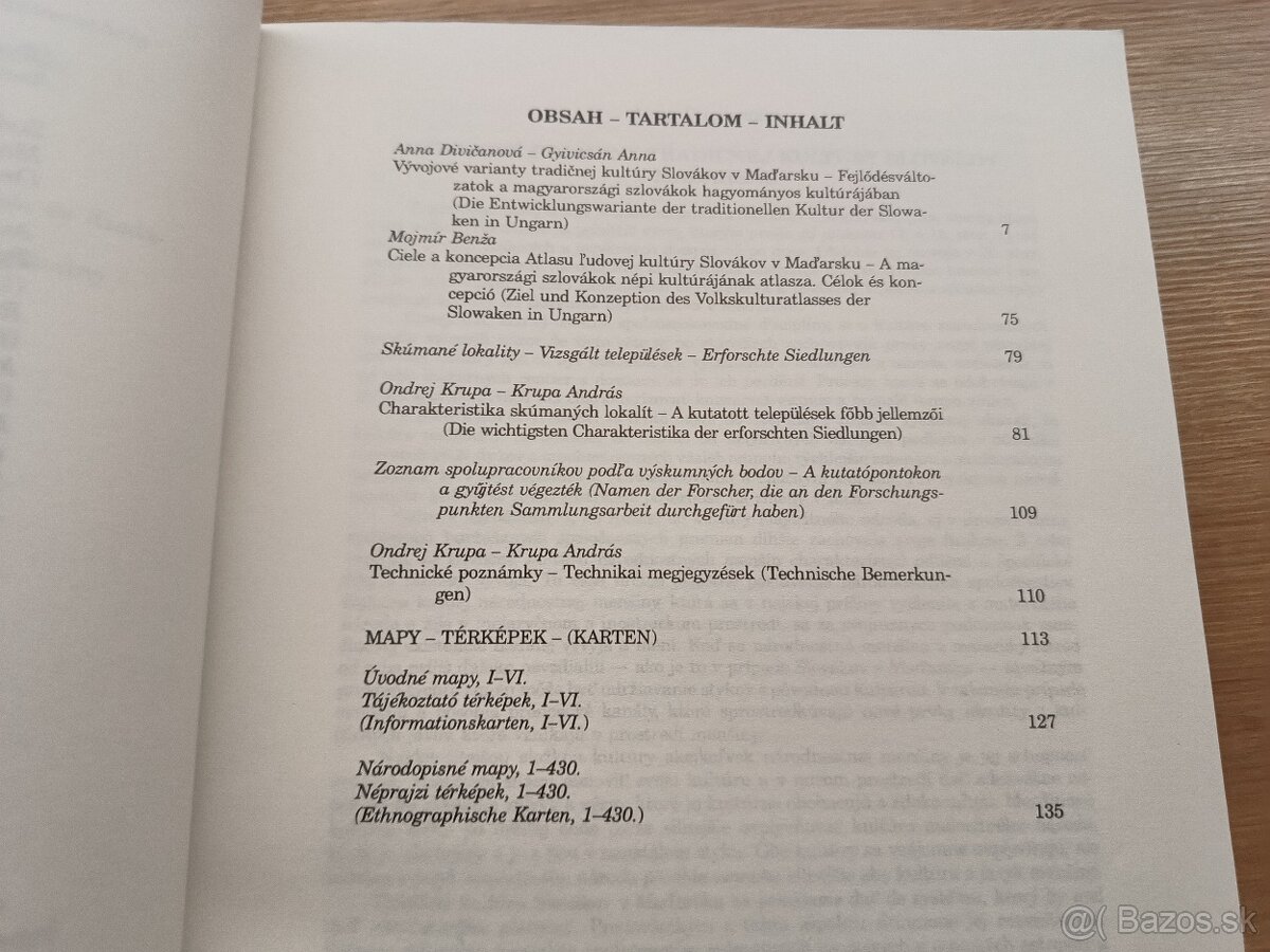Atlas ľudovej kultúry Slovákov v Maďarsku 1996 - 6