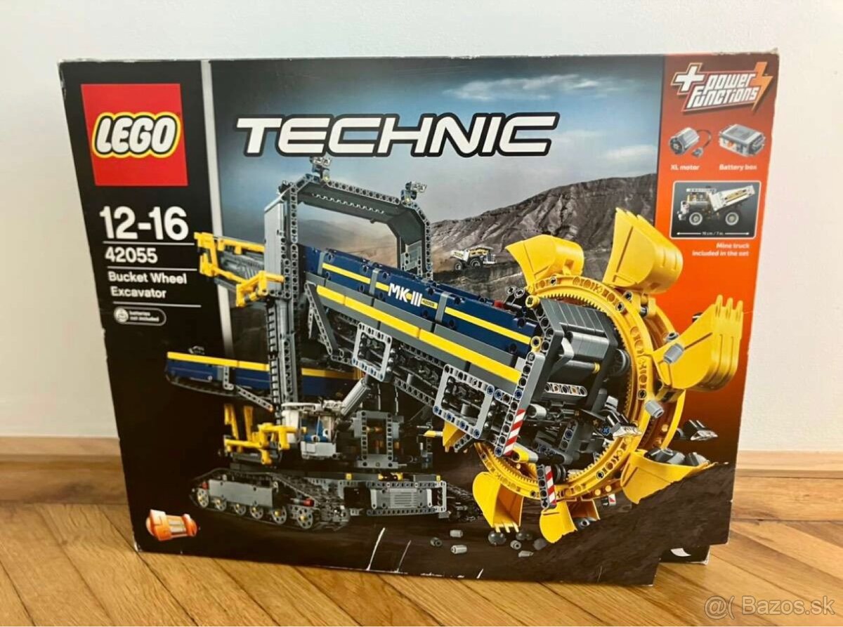 Rozložené lego Technic 42055 Rýpadlo s kolesovým bagrom - 6