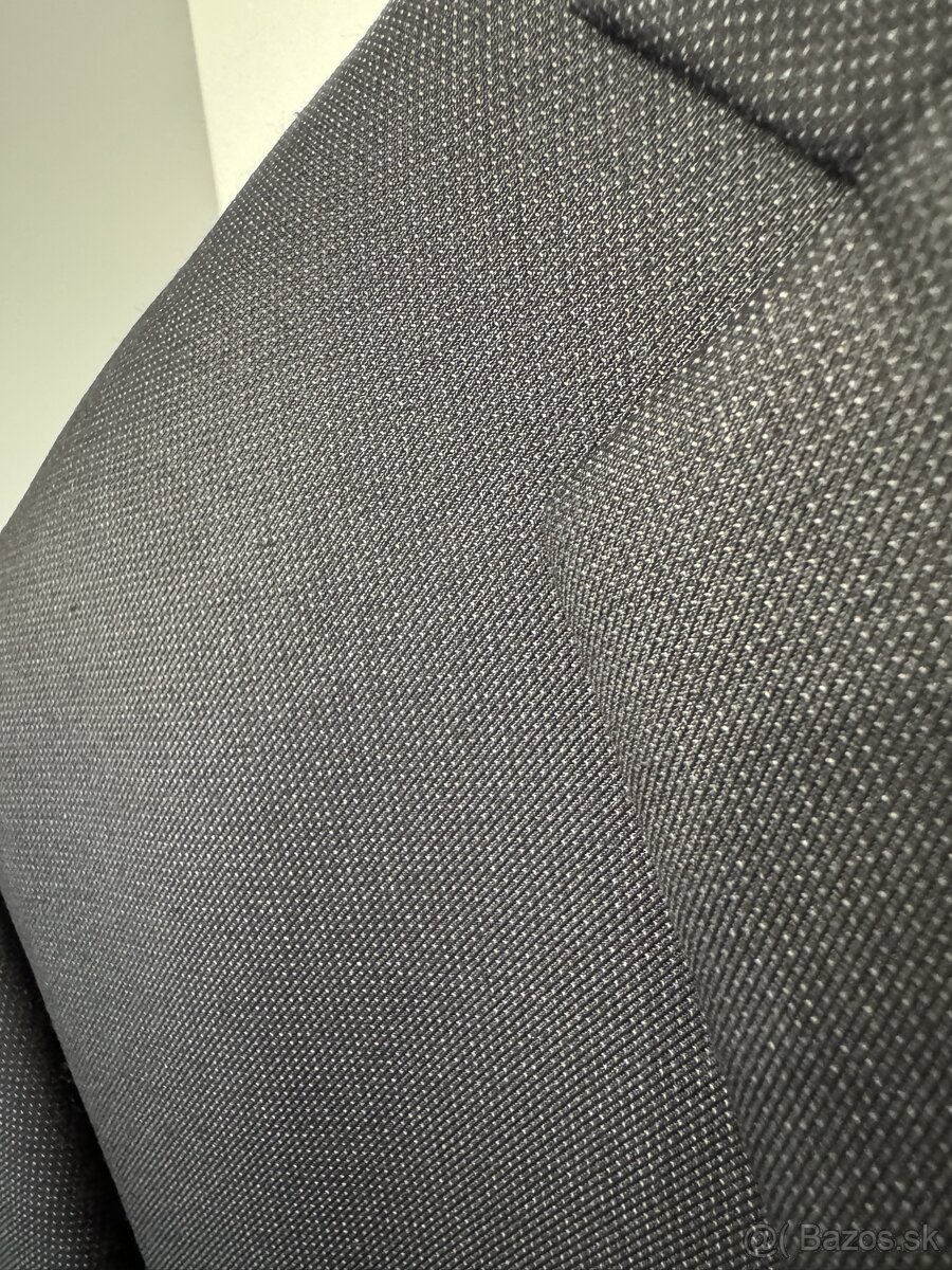 cierny oblek Jamel velkost EU56 1x obleceny - 6