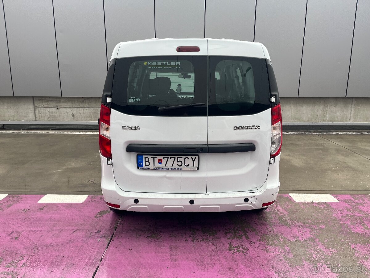 Dacia Dokker 1.6 LPG + Benzín - ODPOČET DPH, 1. Majiteľ - 6