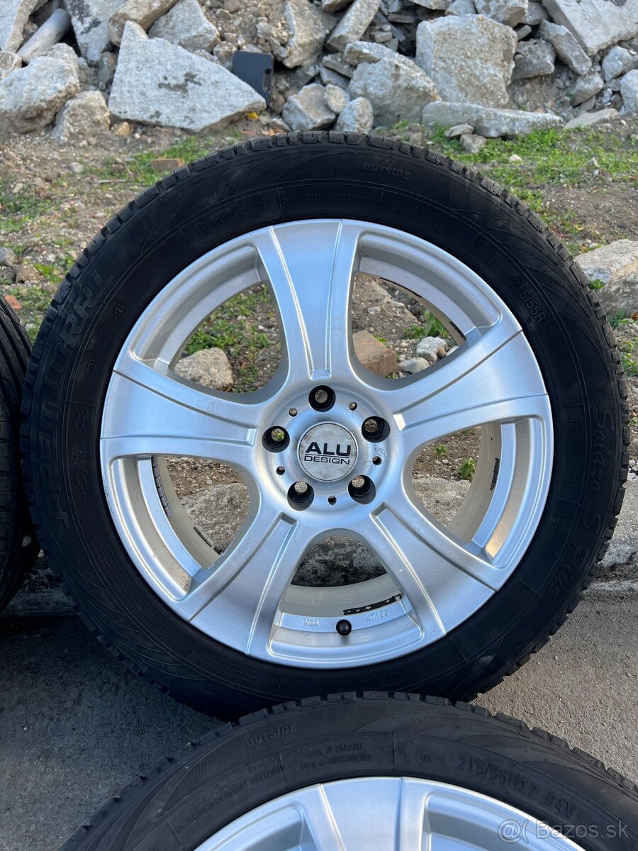 Predám letnú sadu kolies 5x112 R17 Výmena možná - 6