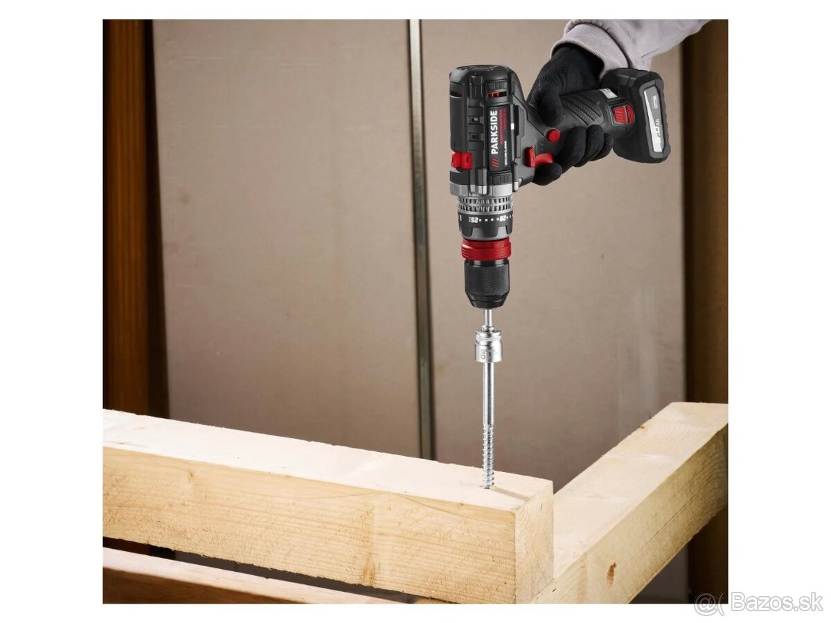 Parkside Performance vŕtací skrutkovač 12V 80 Nm - 6