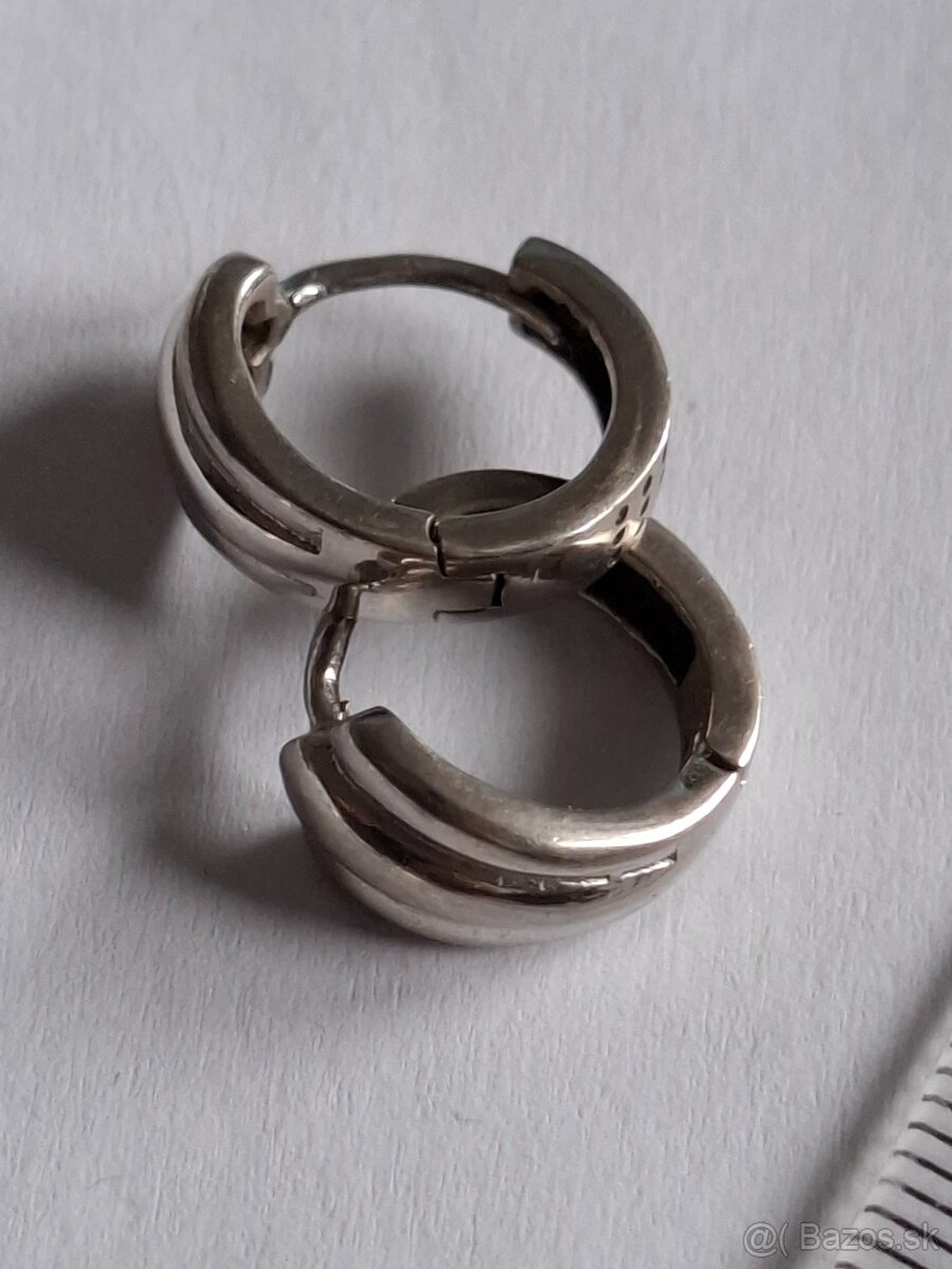 Strieborné náušnice 2 - 6