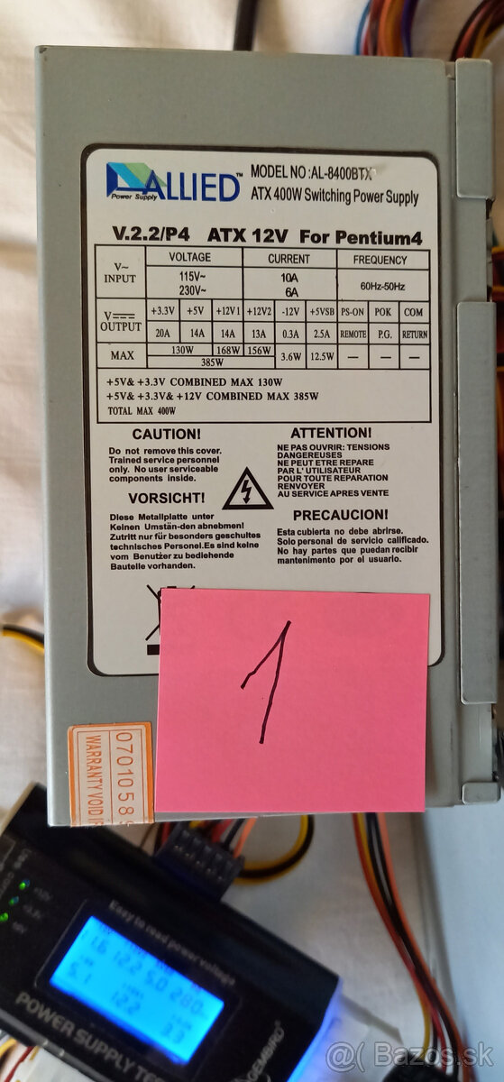 Predám zdroje do PC - 6