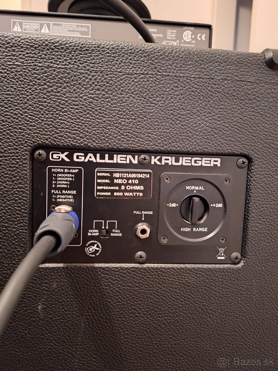 Gallien-Krueger RB1001 MkII + GK 410 Box – 800 € - 6