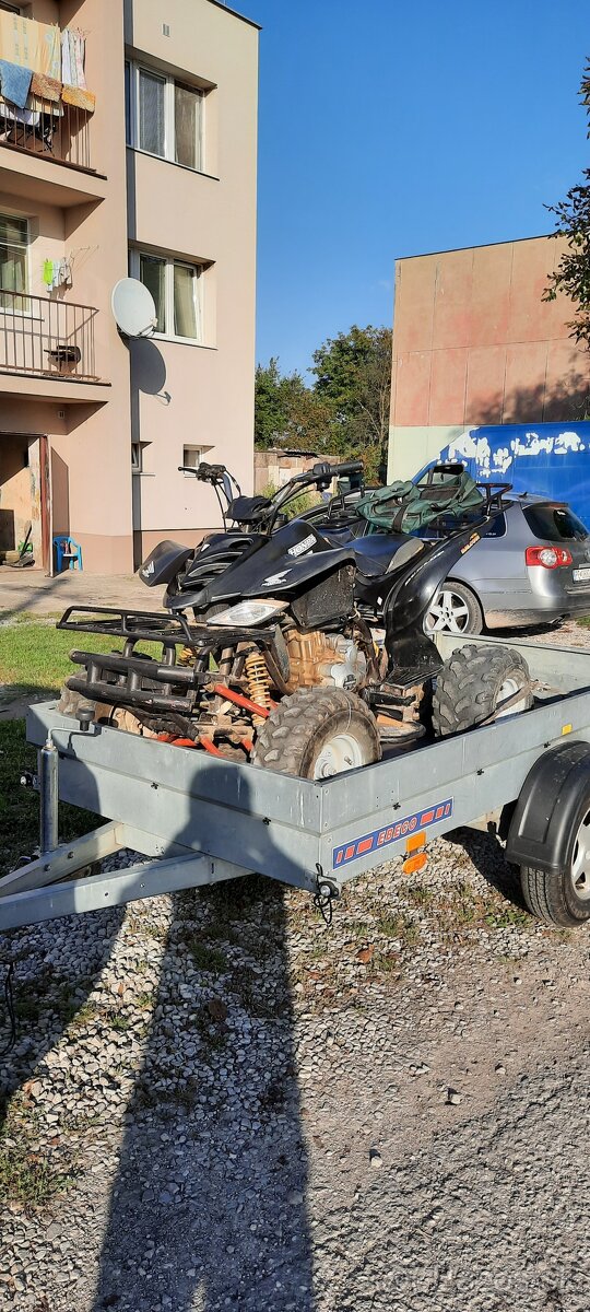 Predám štvorkolku + prívesný vozík - 6