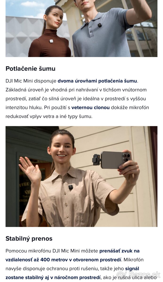 DJI MIC MINI 2 TX+1 RX - nový - 6