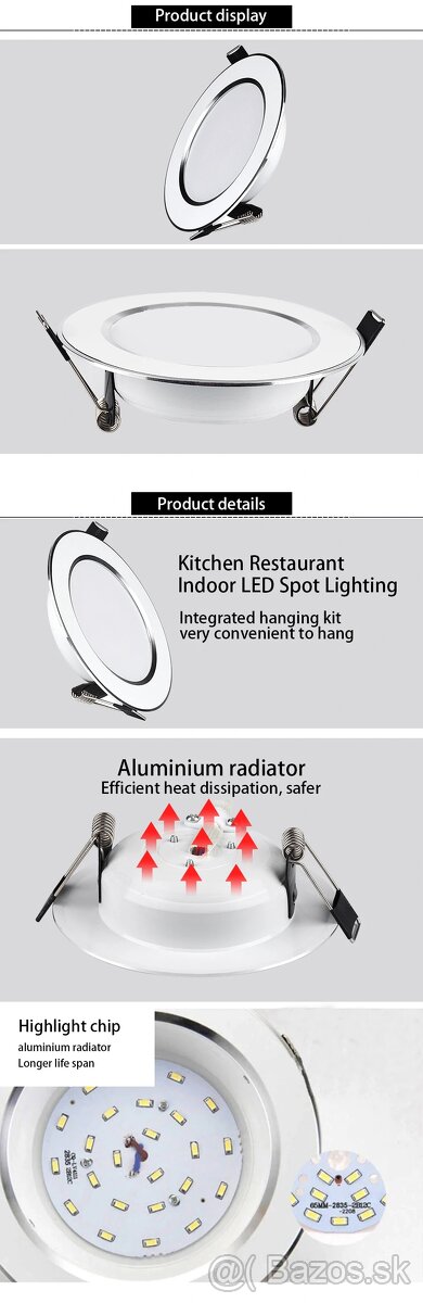 Moderné Led Bodové svetlá - 6