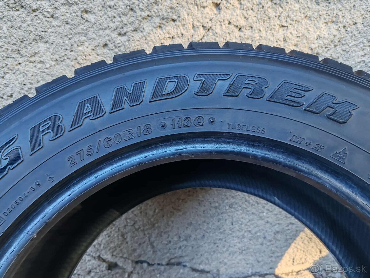 DUNLOP GRANDTREK SJ5 275/60R18 M+S zimné pneumatiky - 6