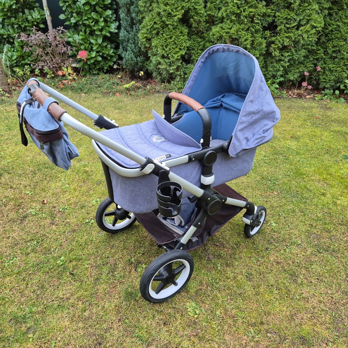 Kočík Bugaboo Fox, farba Blue Melange - 6