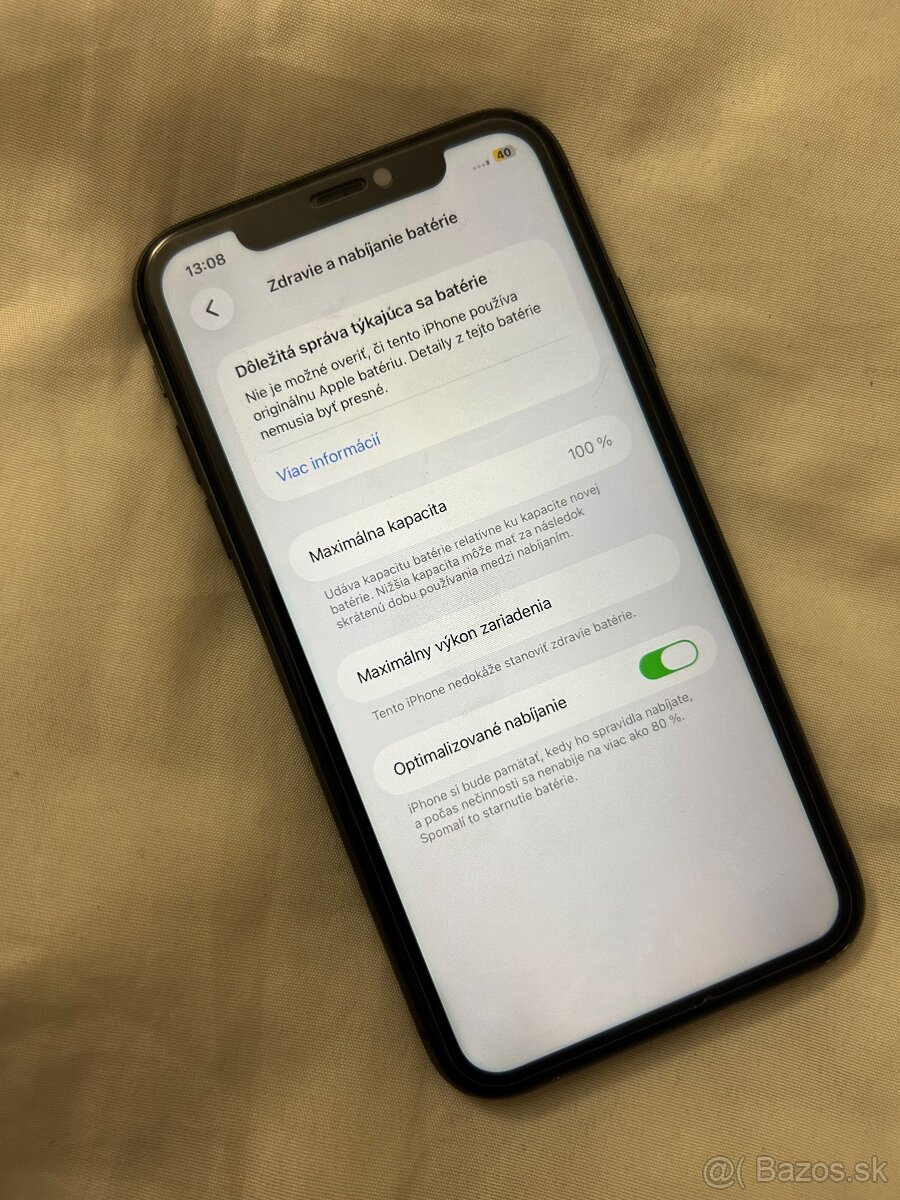 iPhone 11 128GB black - 100% batéria - 6