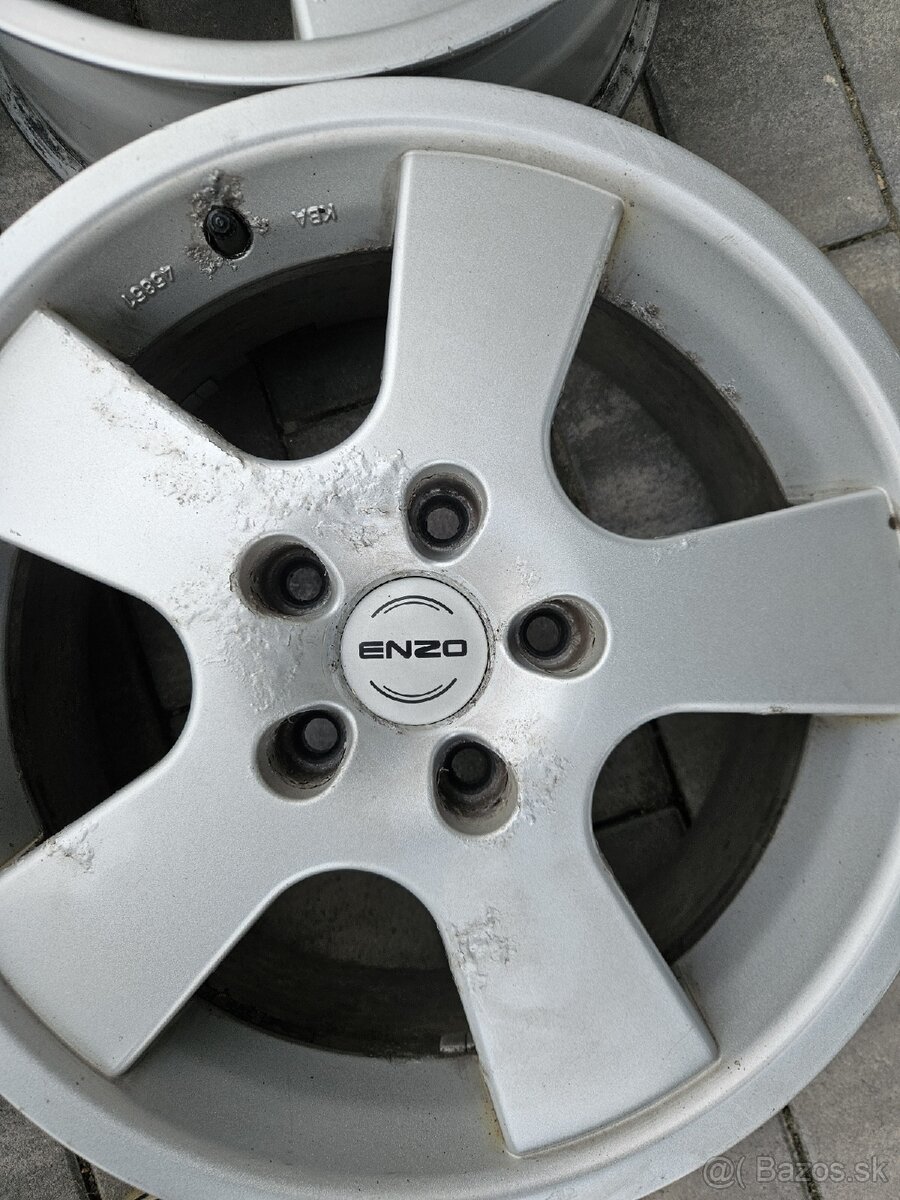 Predam ALU disky Enzo 7Jx16H2 R16 ET38 - 6