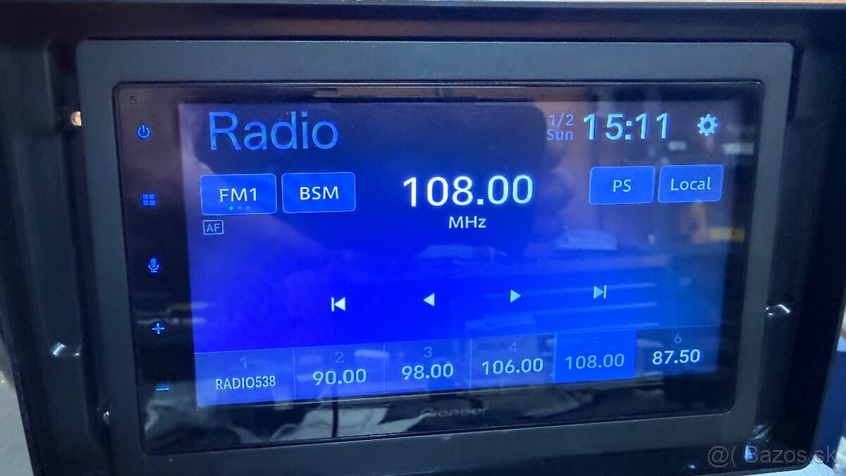 Pioneer SPH-DA360DAB 2din CarPlay bezdrôtové - 6