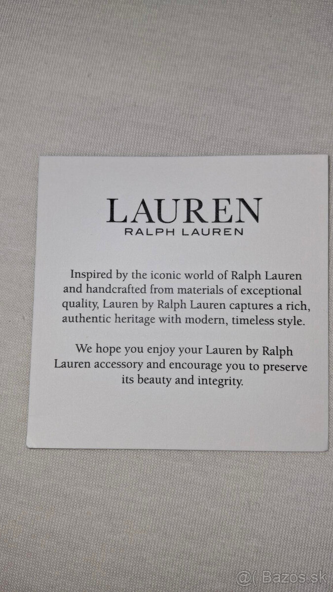 tmavomodrá kabelka ralph lauren - nová - 6