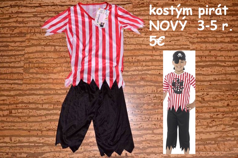 kostým na karneval 4-8eur aj NOVÉ pre dievča aj chlapca 2-7r - 6