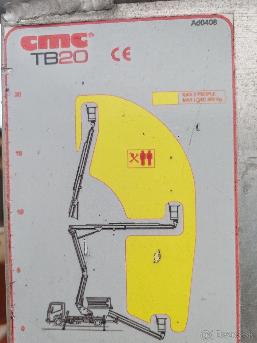 Montážna pracovná plošina 20m - 6