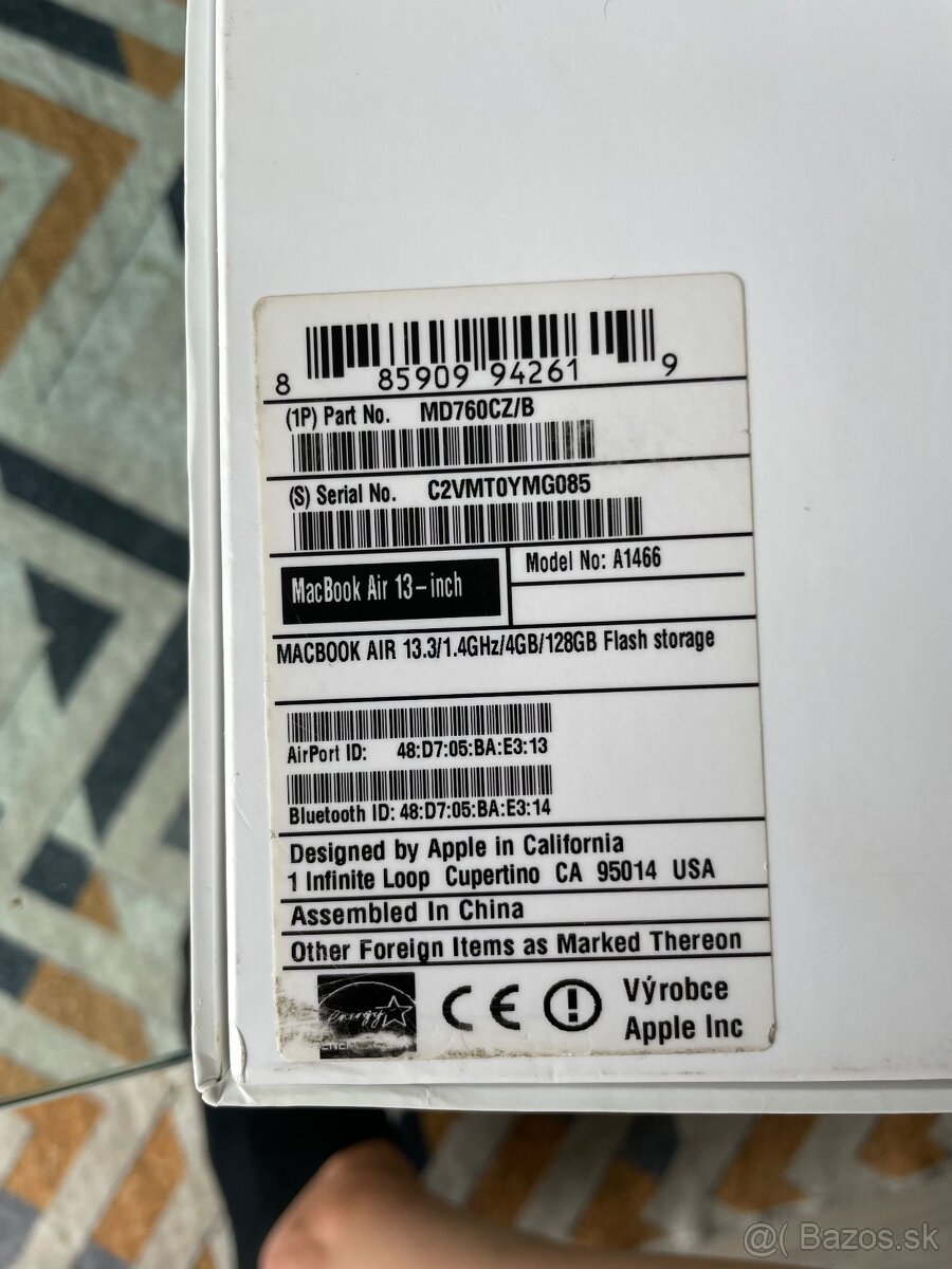 MacBook Air 2013 - 6