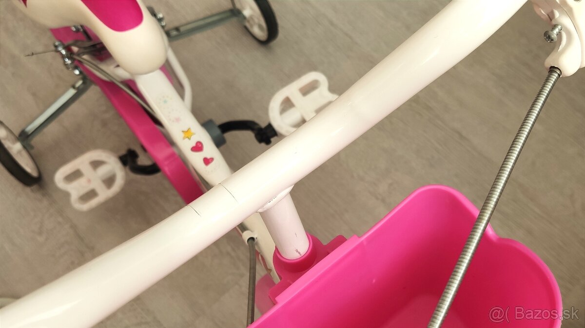 Detský bicykel 14" - Jednorožec + prilba a chrániče - 6