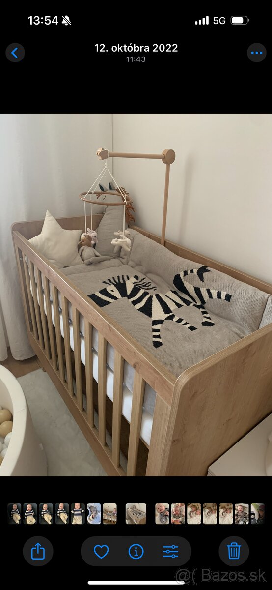 Detská postieľka VOX vintage - 6