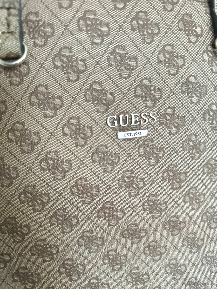 Guess originál kabelka - veľká hnedá - 6